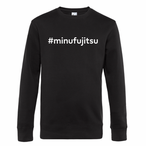 #minufujitsu meeste pusa (valge trükiga)