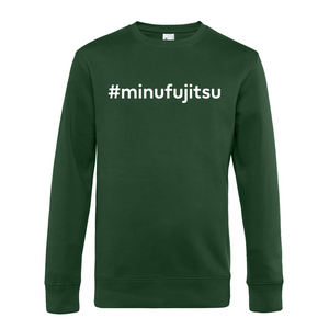 #minufujitsu naiste pusa (valge trükiga)