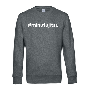 #minufujitsu naiste pusa (valge trükiga)