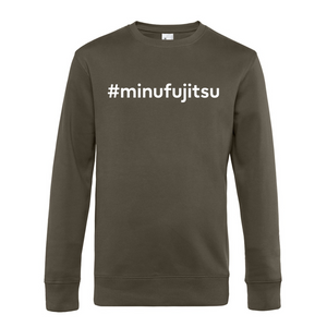 #minufujitsu naiste pusa (valge trükiga)