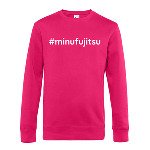 #minufujitsu naiste pusa (valge trükiga)
