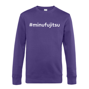 #minufujitsu meeste pusa (valge trükiga)